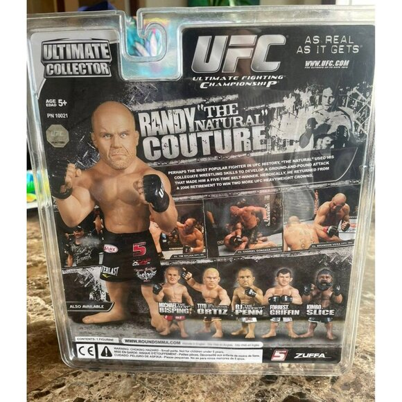 Randy Couture The Natural Signed Round 5 MMA UFC action figure UltimateCollector - Picture 3 of 4